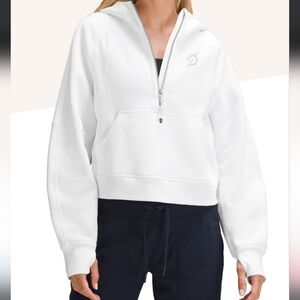 Lululemon Peloton Scuba Oversized White Hoodie - white Small